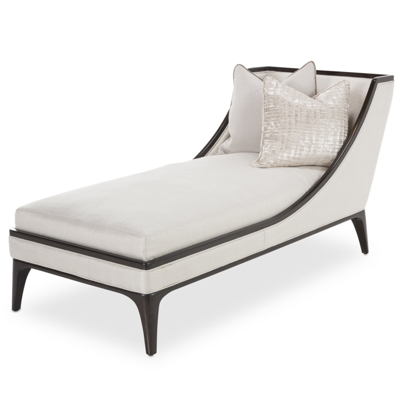 Paris Chic Upholstered Chaise Lounge