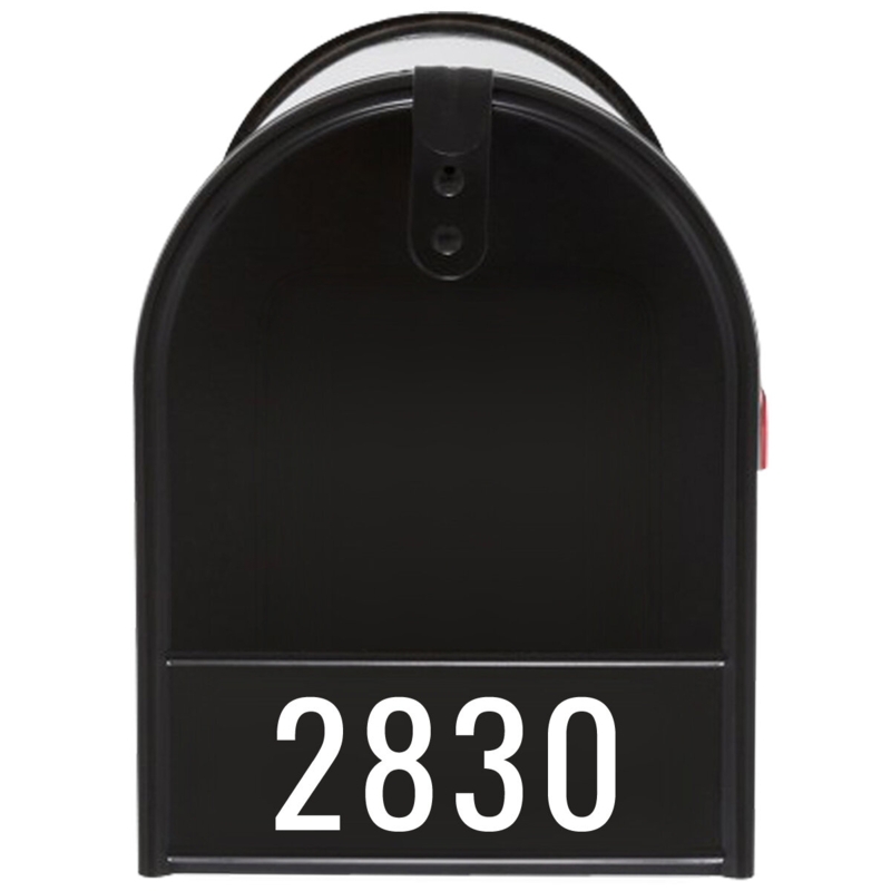 Plastic No Subject Address Plaque