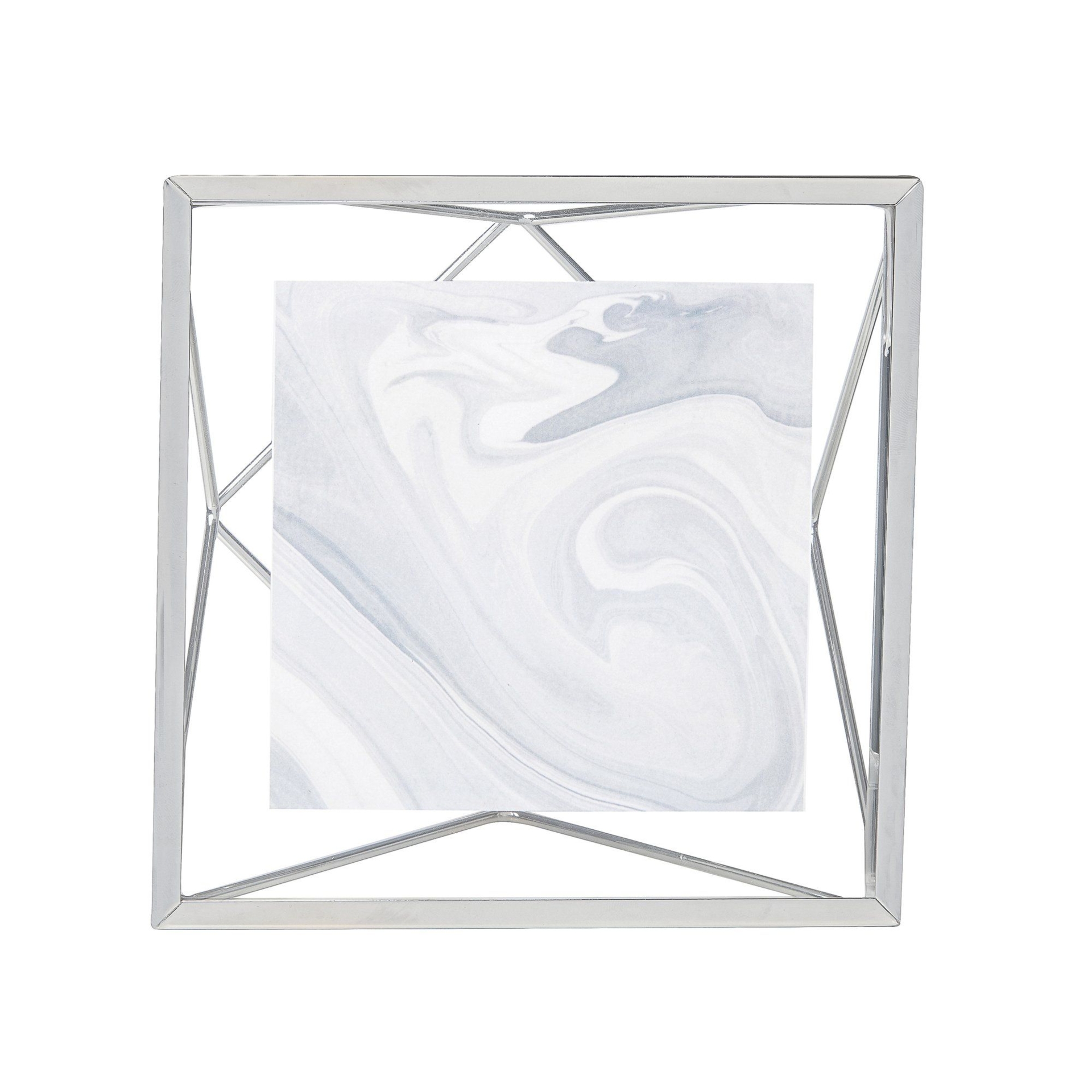 Prisma Picture Frame by Umbra - 4 x 4 in / Chrome