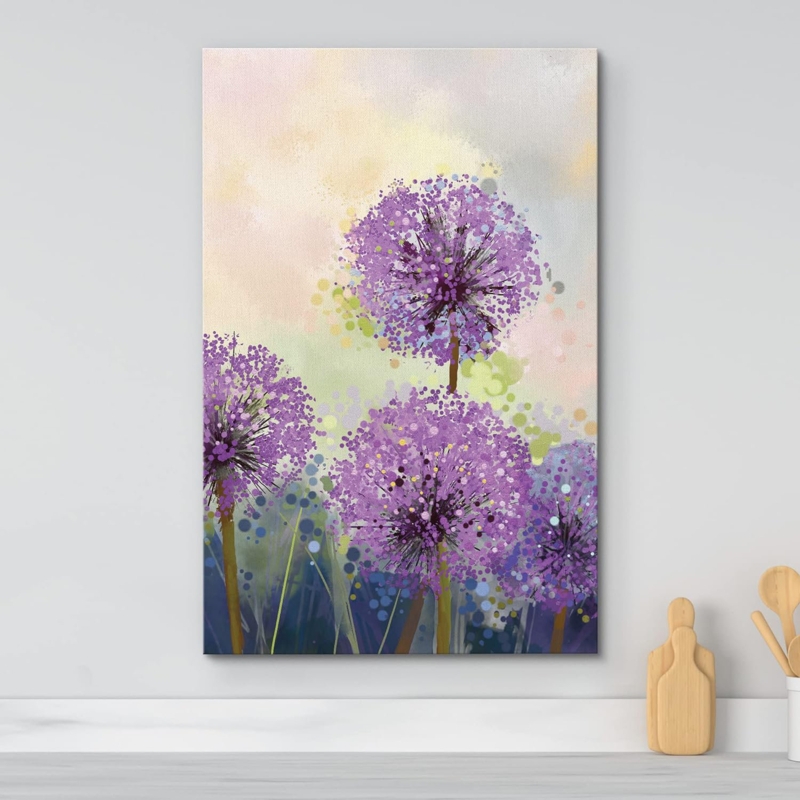 Purple Flowers Giclee