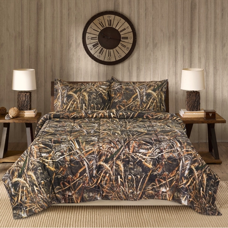 Realtree Max-5 100% Polycotton Camouflage & Hunting Camo Comforter Set