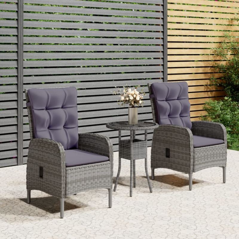 Red Barrel Studio Bar Set with Wicker Outer Material