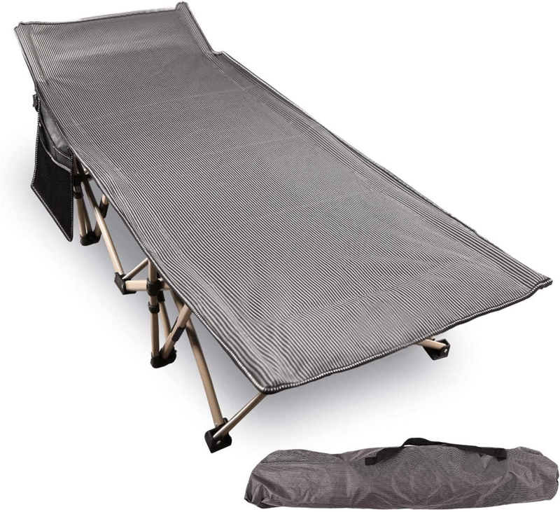 REDCAMP Folding Camping Cot for Adults 500lbs, Heavy Duty Wide Sleeping Cots with Carry Bag