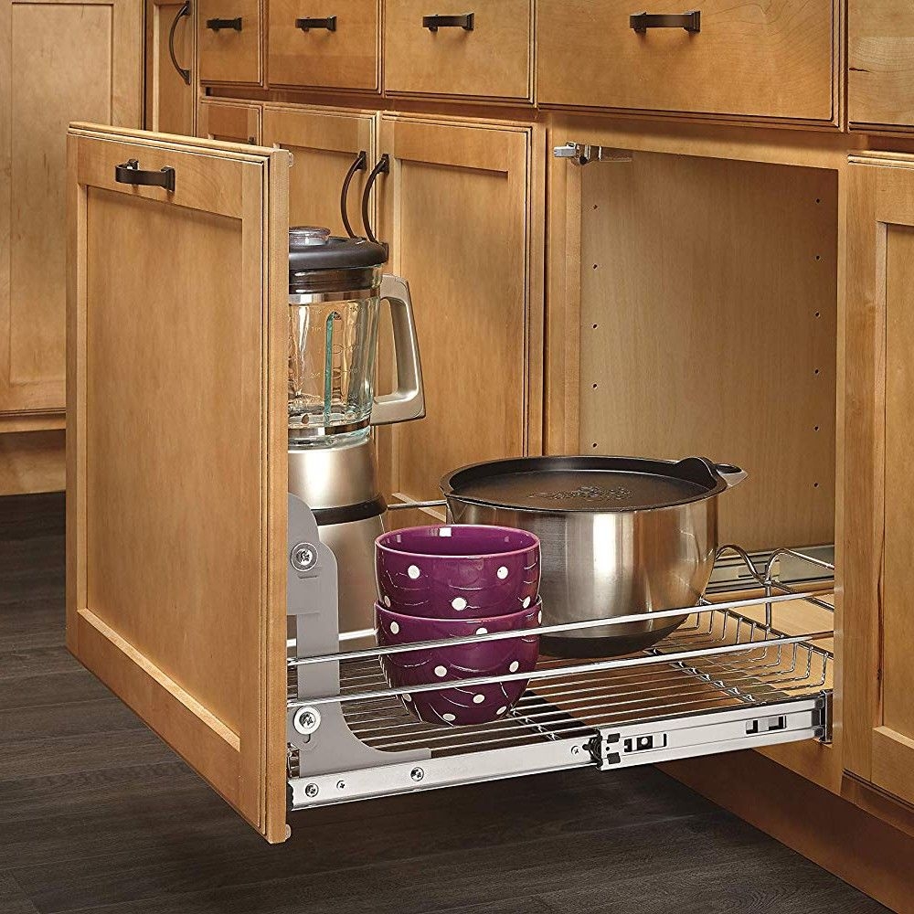 Rev-A-Shelf Cabinet Door Mount Kit for Kitchen Base Cabinet Orgainzers, Pull Out Storage Shelves and Drawers, Trash Cans, 5WB-DMKIT