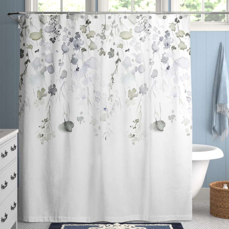 Reva Floral Shower Curtain