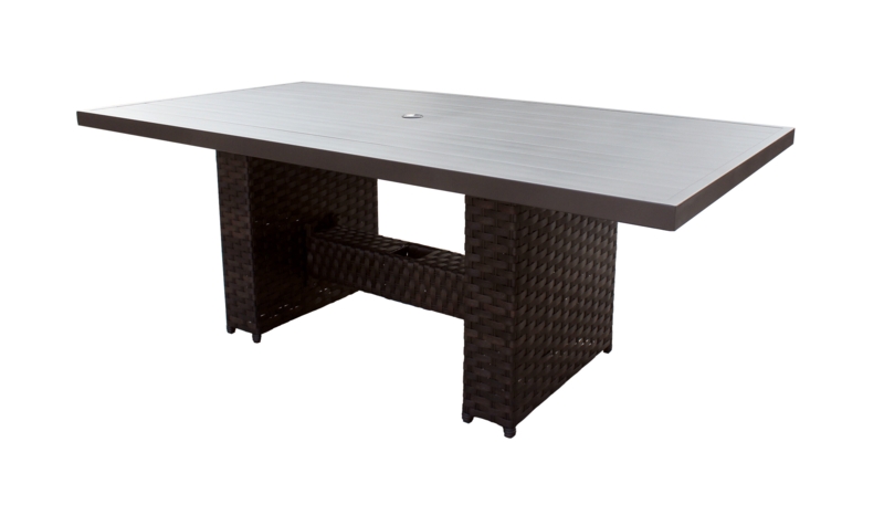 River Brook Metal Top Dining Table