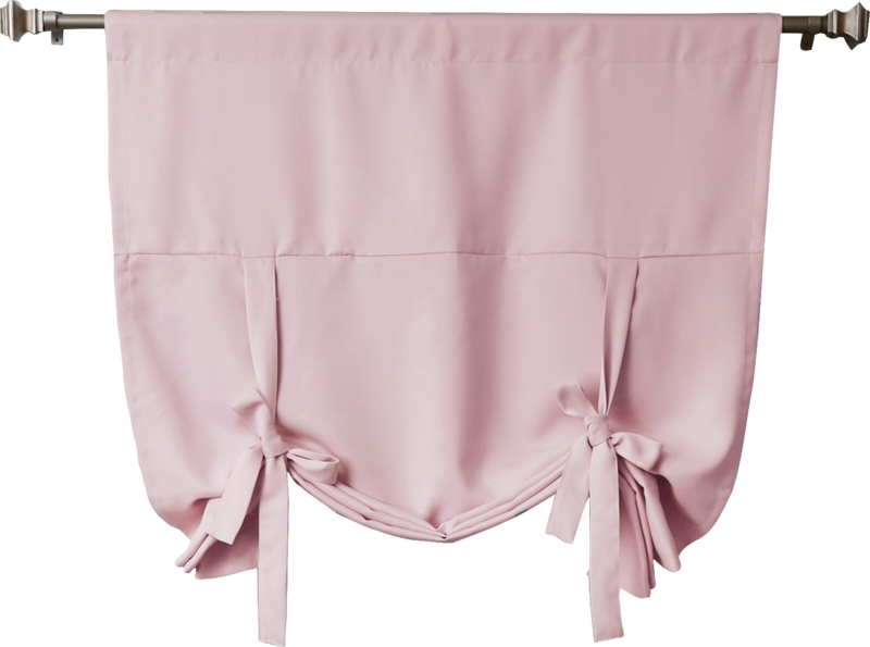 Room Darkening Tie-Up Window Shade