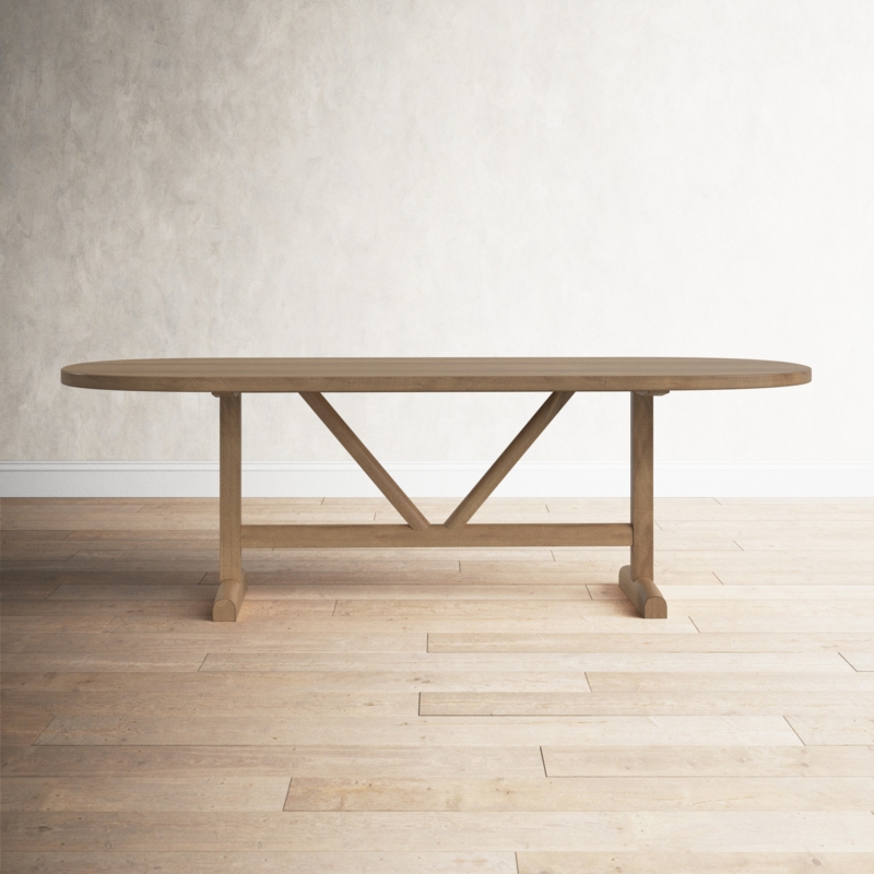 Rune Oval Solid Wood Dining Table