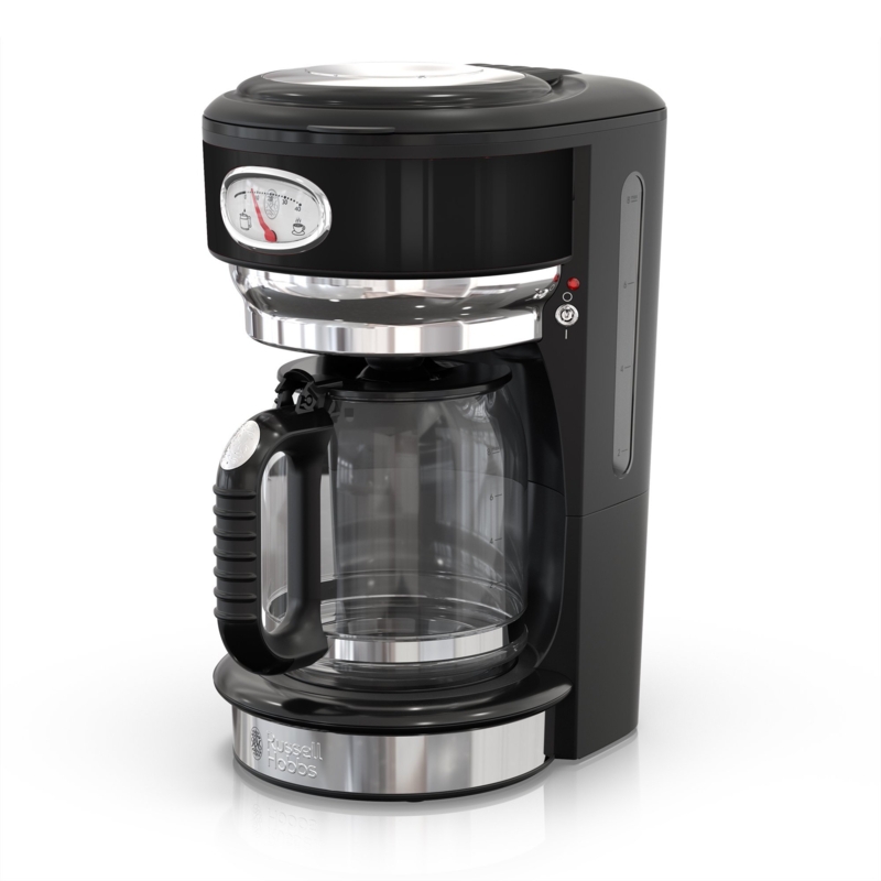 Russell Hobbs Retro Style 8 Cup Coffee Maker, Cm3100bkrc