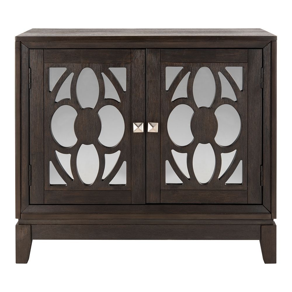 Safavieh Shannon 2-Door Chest, Dark Brown