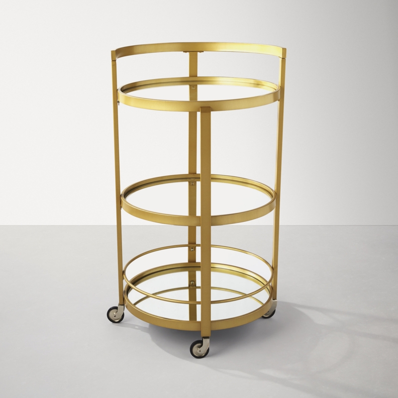 Sava Metal Bar Cart