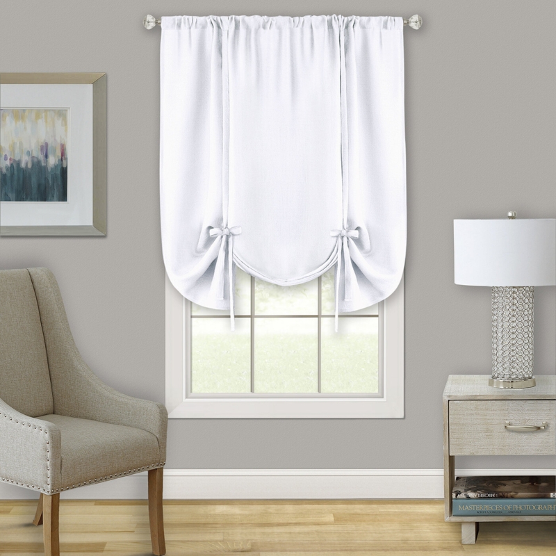 Scarbrough Polyester Semi-Sheer Curtain Panel