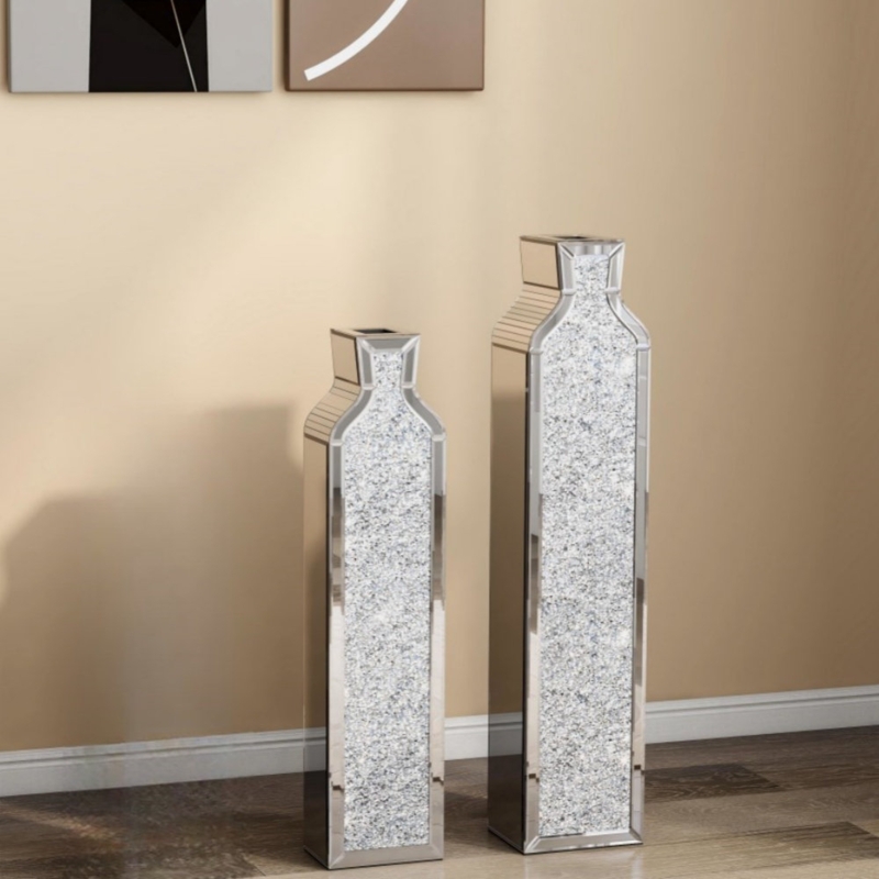 Shamere Glass Floor Vase (Set of 2)