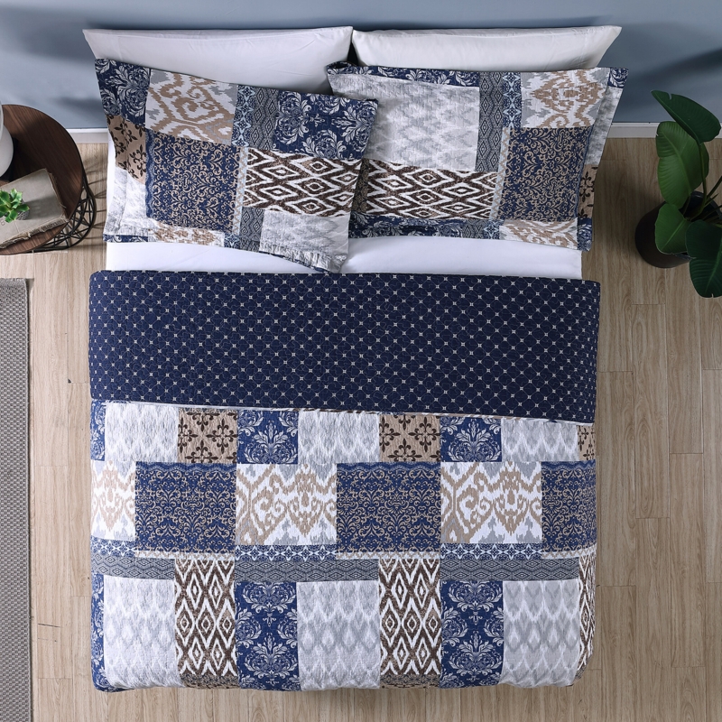Shelborne Modern & Contemporary Cotton Quilt Set