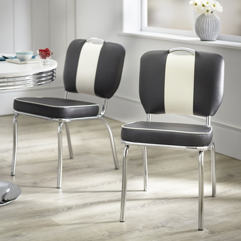 Sherly Upholstered Retro Side Chair (Set of 2)