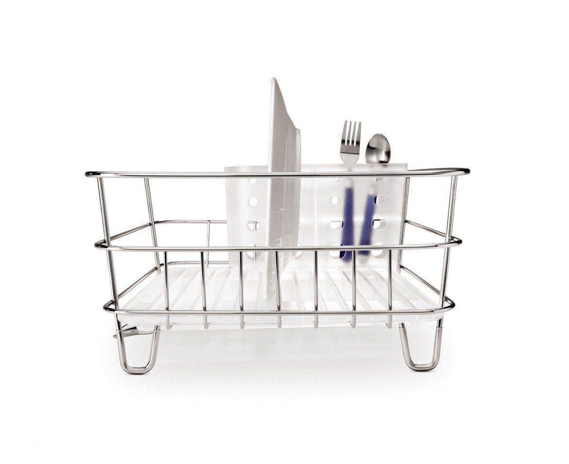 simplehuman KT1130 Compact Wire Frame Dishrack, Stainless Steel