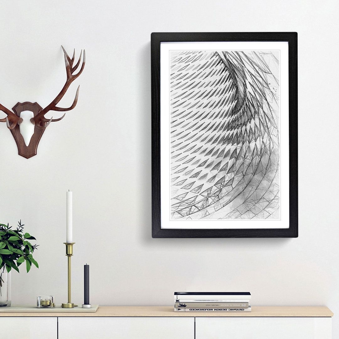 Sketching the Architecture Vol.38 - Picture Frame Drawing Print on MDF