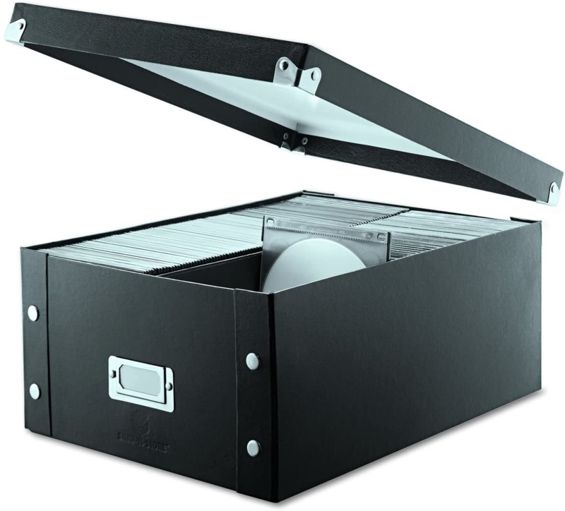 SNAP-N-STORE Cardboard / Paper Storage Bin (Set of 2)