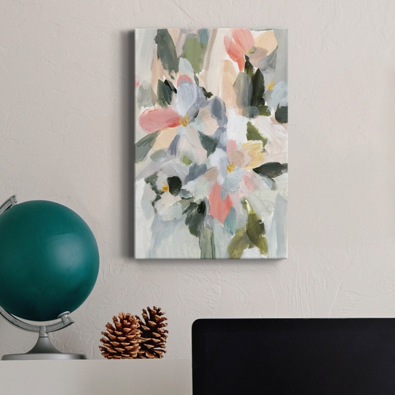 Soft As Petals I - Wrapped Canvas Print