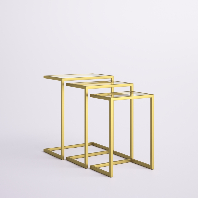 Soho Glass C Table Nesting Table