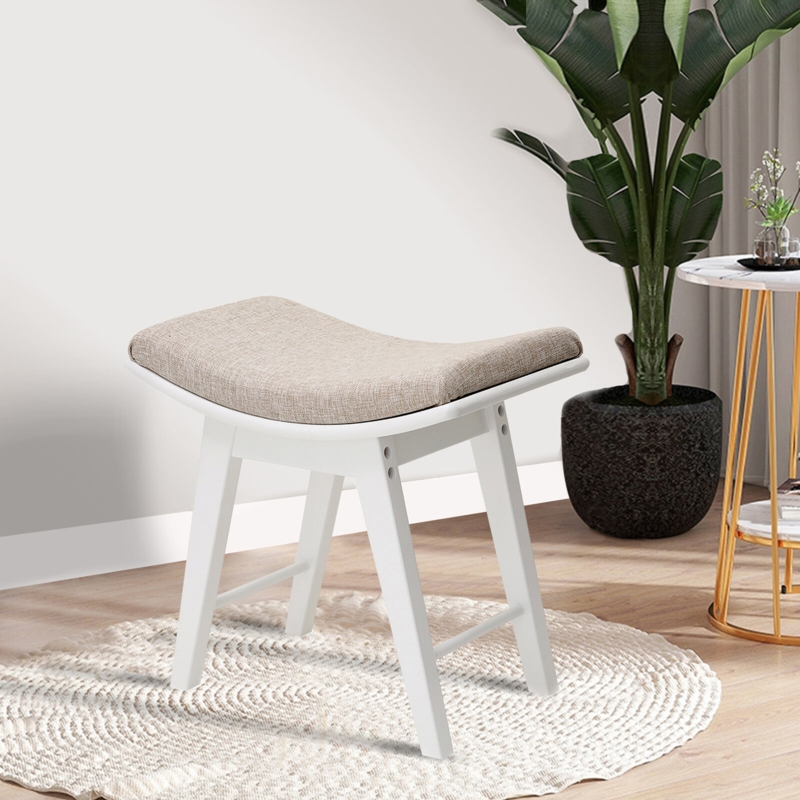 Solid Wood Accent Stool