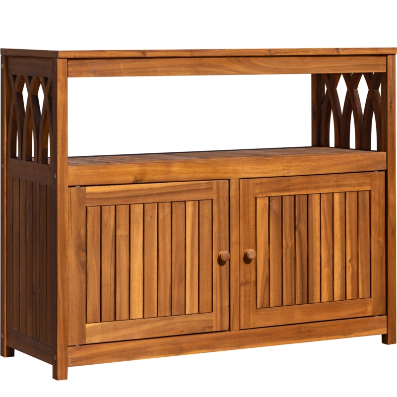 Solid Wood Cabinet Deck Box