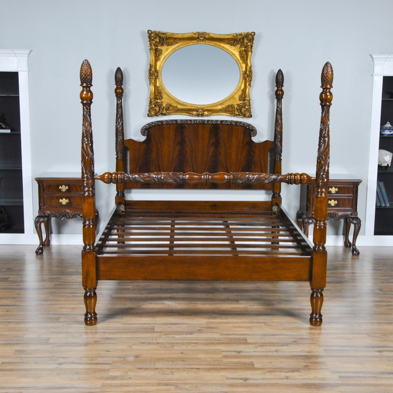 Solid Wood Four Poster Bed