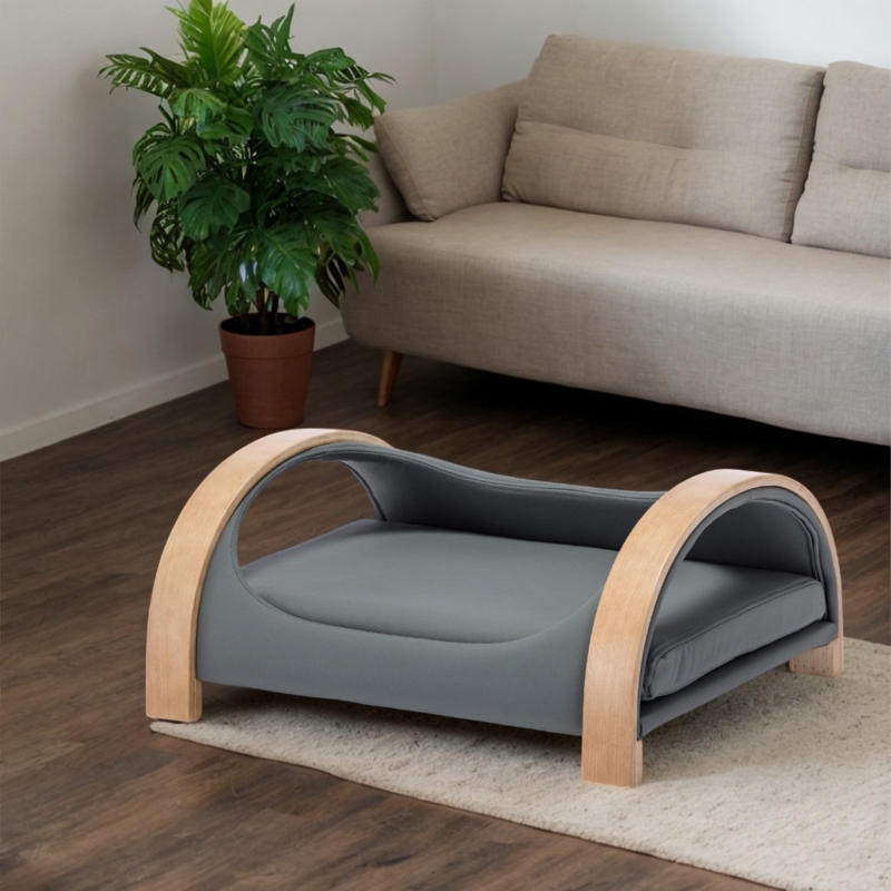Solid Wood Frame Dog Sofa