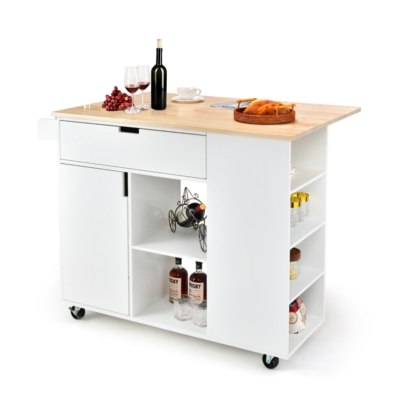 Solid Wood Kitchen Island