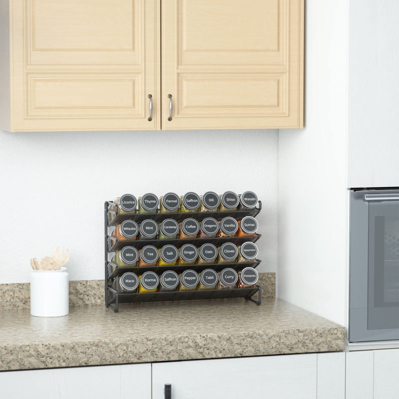 Spice Jar & Rack Set