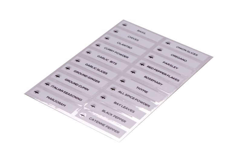 Spice Set of 60 Labels