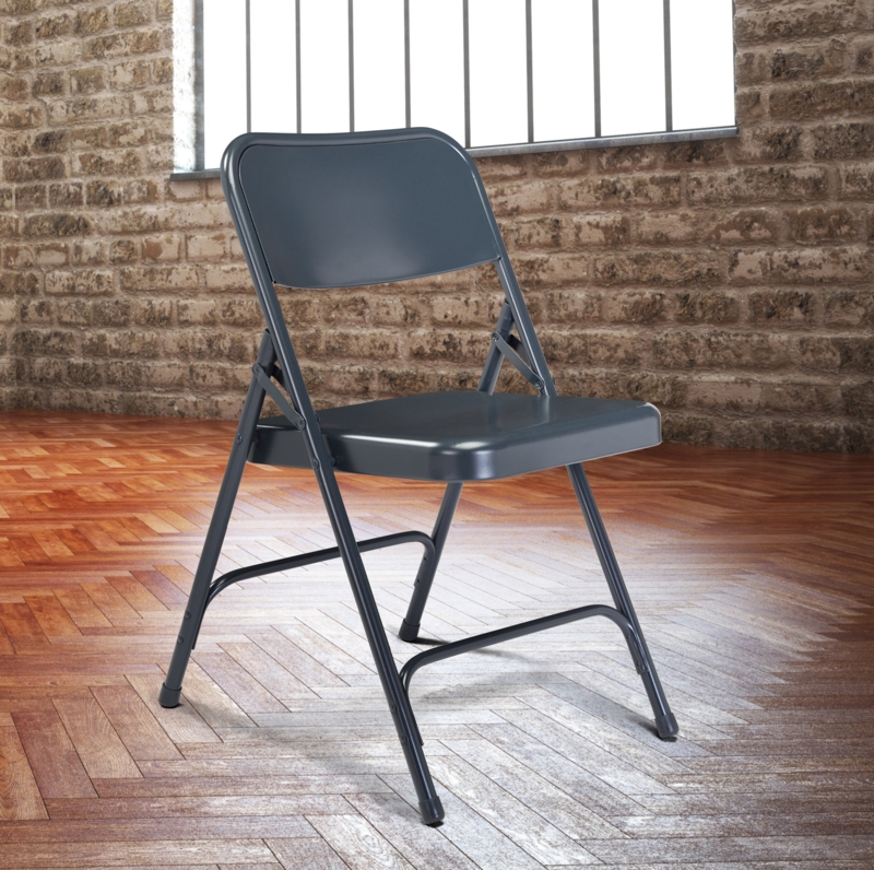 Steel Folding Chair Set (Set of 4)