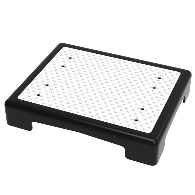 Step Stool - Indoor and Outdoor Platform with Slip-Resistant Top and 250-Pound Capacity by Bluestone