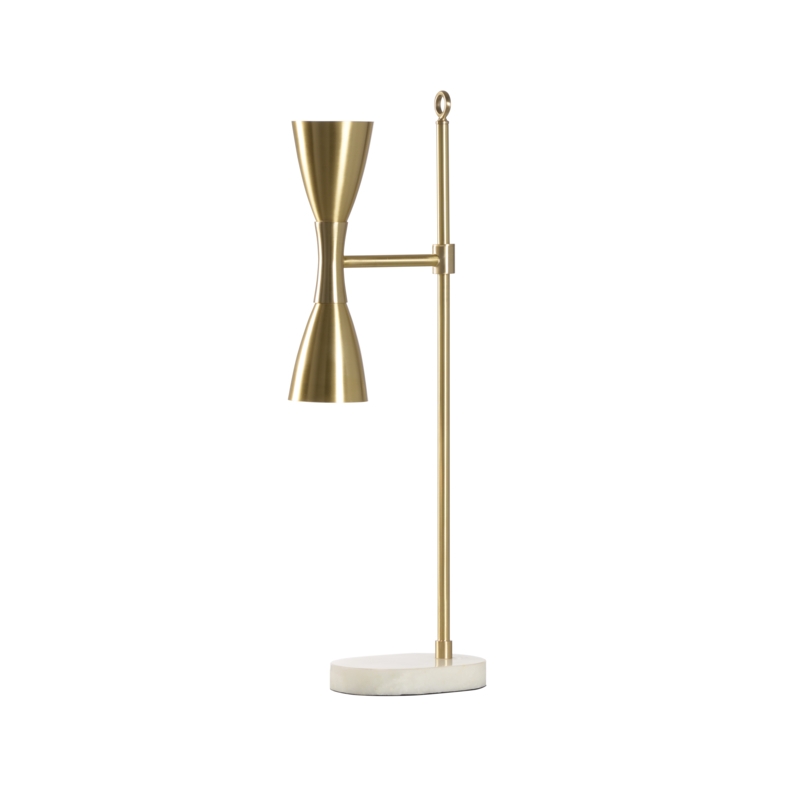 Sterling Metal Desk Lamp