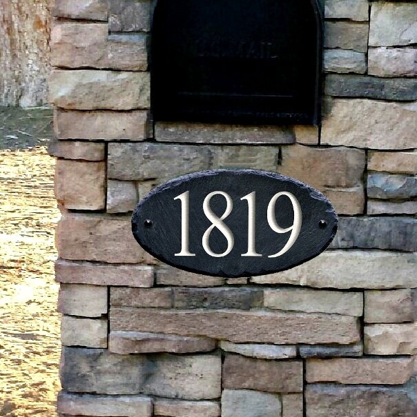 Mailbox Number Plaque 