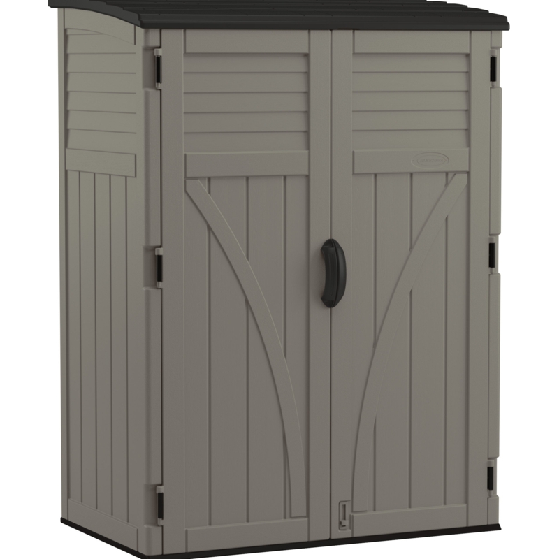 Suncast 4 ft. 5 in. W x 2 ft. 8 in. D Resin Vertical Tool Shed
