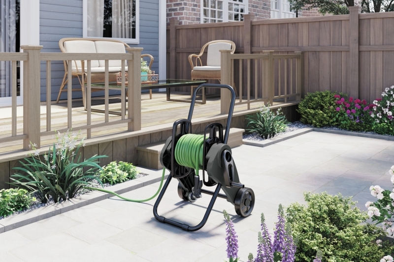 Suncast Hybrid Hosemobile Steel and Recycled Resin Hose Reel