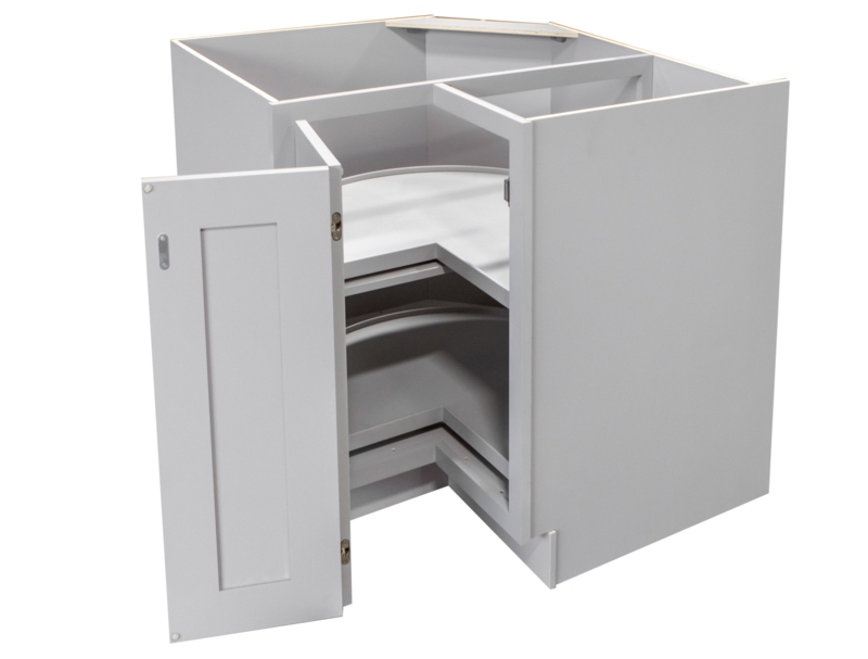 Susan 34.5'' H Gray Plywood Standard Base Cabinet Ready-to-Assemble