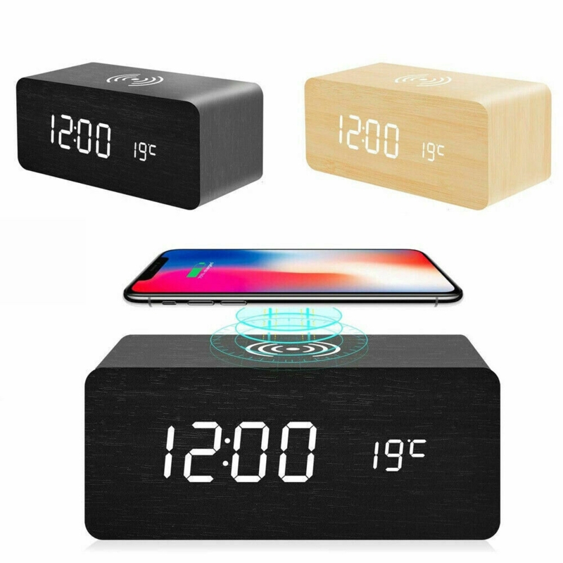 Tabletop Clock in Bamboo