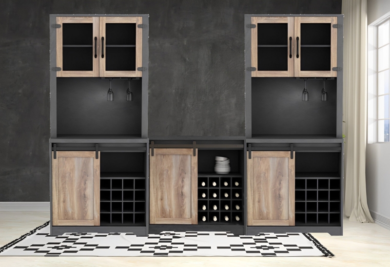 Tarryl 95'' Bar Cabinet
