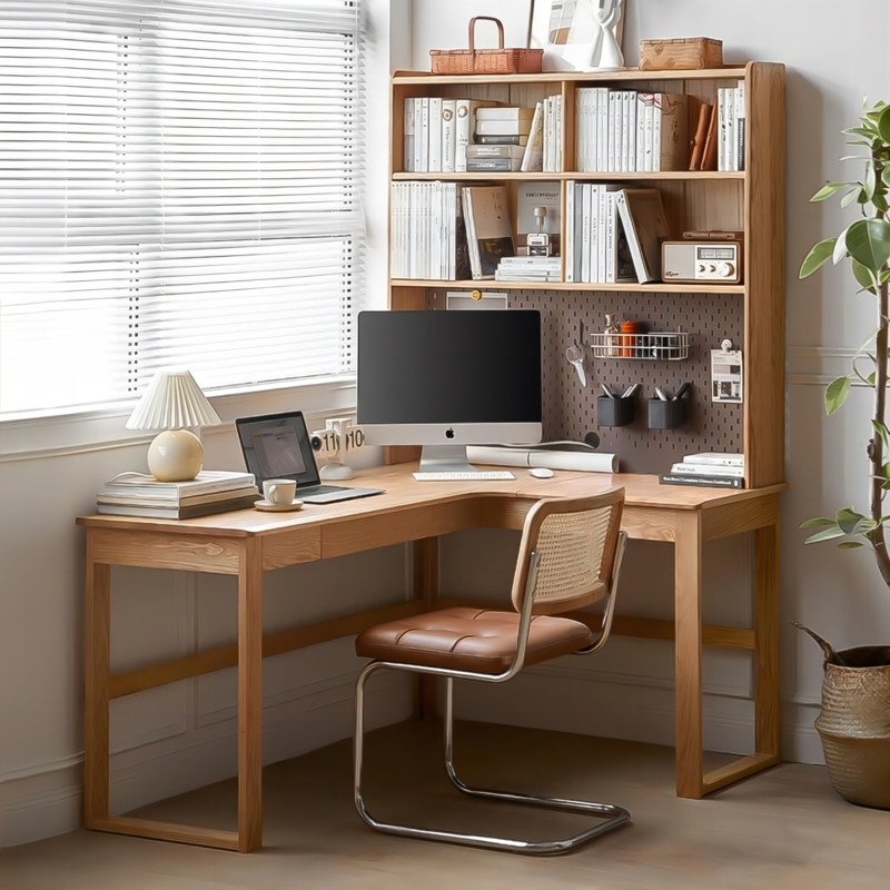 TB5207369780994RFu0026Size L-Shaped Solid Wood Writing Desk