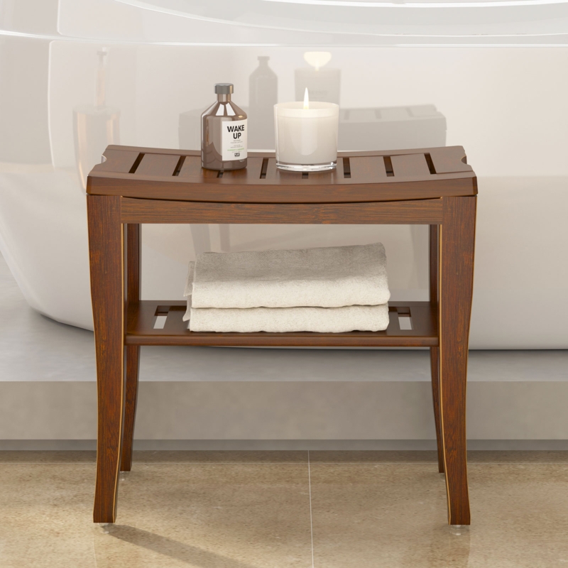 Thacker 18.7'' W Bamboo Shower Bench