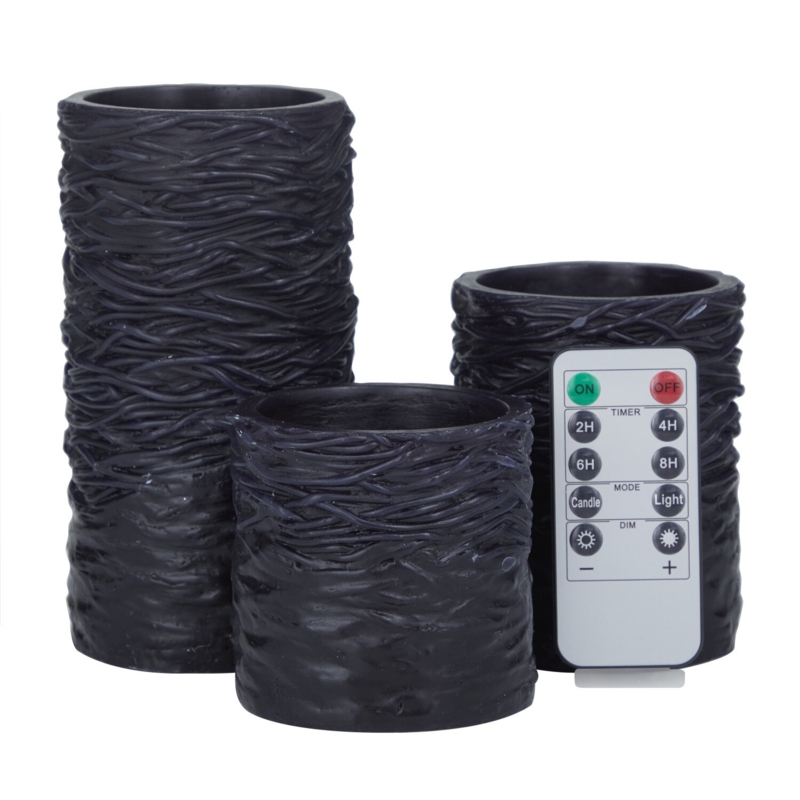 Traditional Wax Flameless Candle with Remote Control