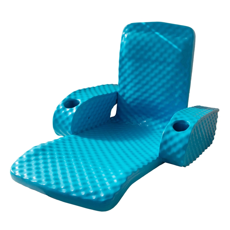 TRC Recreation Folding Baja Swimming Pool Water Lounger Chair, Flamingo Pink