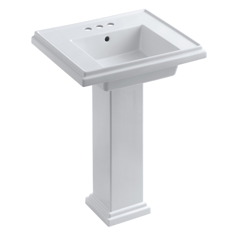 Tresham Fireclay Pedestal Bathroom Sink