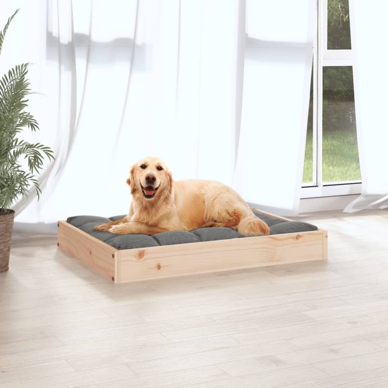 Tucker Murphy Pet Dog Bed 28.1"X21.3"X3.5" Solid Wood Pine