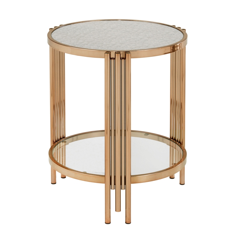 Twinar Glass 3 Legs End Table