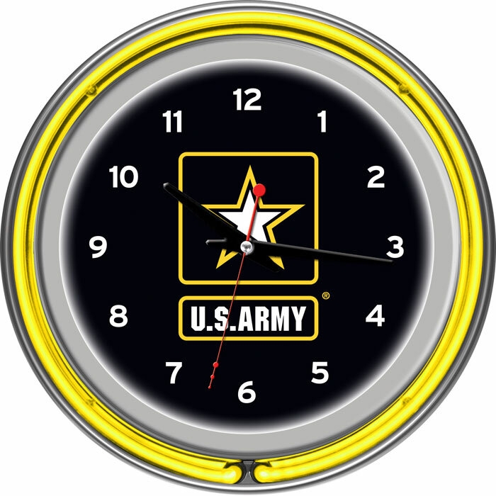U.S. Army Metal Wall Clock