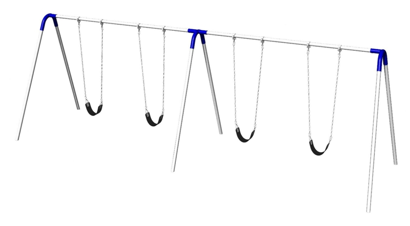 UPlay Today UltraPlay Metal Swing Set with 4 Swing(s)