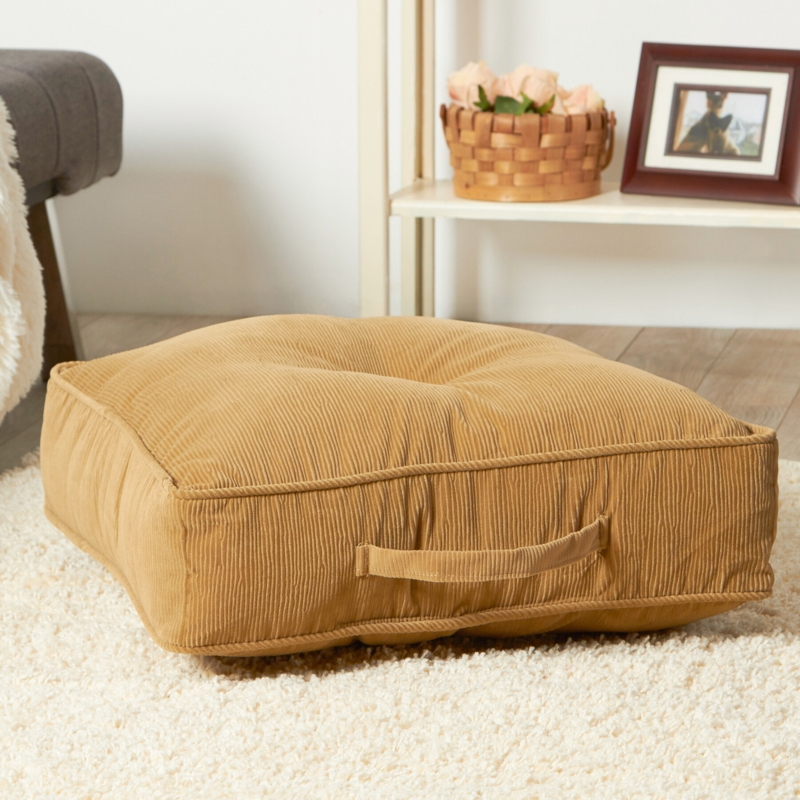 Vachel Corduroy Microfiber Floor Pillow